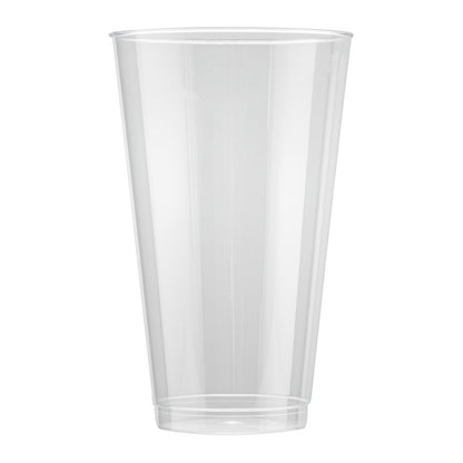 Chef 101 16 oz Clear Plastic Tumbler - 3 1/4" x 3 1/4" x 5 1/4" - 500 count box