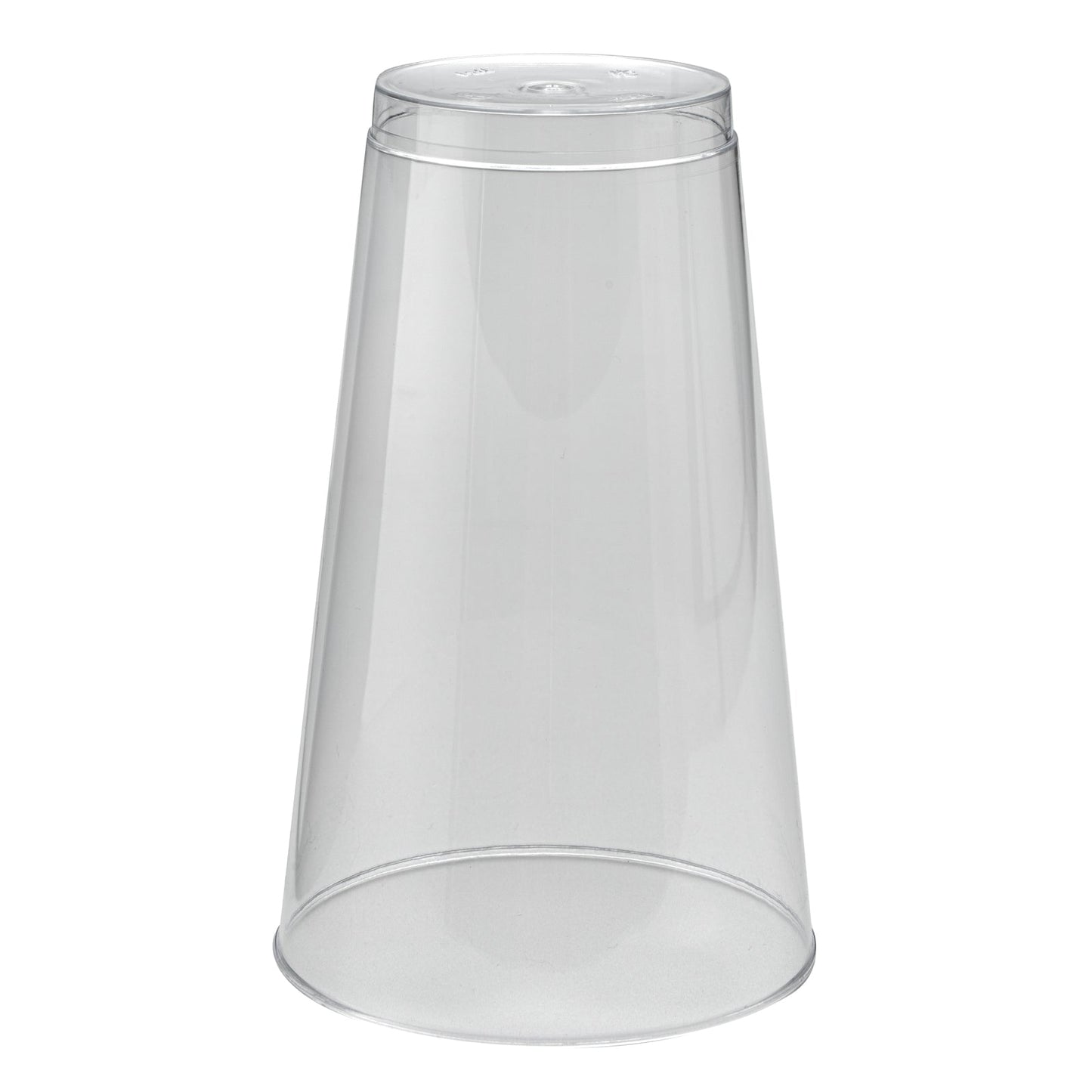 Chef 101 16 oz Clear Plastic Tumbler - 3 1/4" x 3 1/4" x 5 1/4" - 500 count box