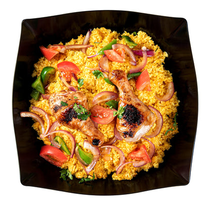 Moderna 128 oz Square Black Plastic Serving Bowl - 12" x 12" x 4" - 40 count box