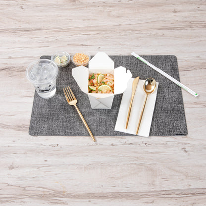 Moderna Gold Plastic Cutlery Set - 7 1/2" - 60 count box