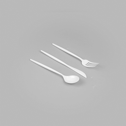 Moderna White Plastic Cutlery Set - 7 1/2" - 60 count box