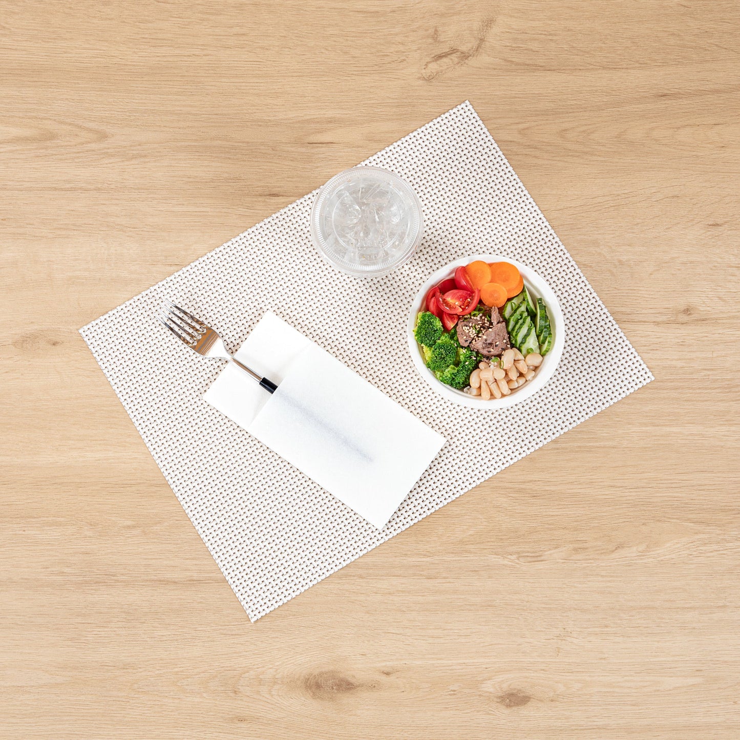 Moderna Silver Plastic Fork - with Black Handle - 7 1/2" - 500 count box