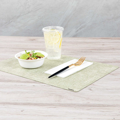 Moderna Gold Plastic Fork - with Black Handle - 7 1/2" - 500 count box