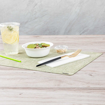 Moderna Gold Plastic Fork - with Black Handle - 7 1/2" - 500 count box