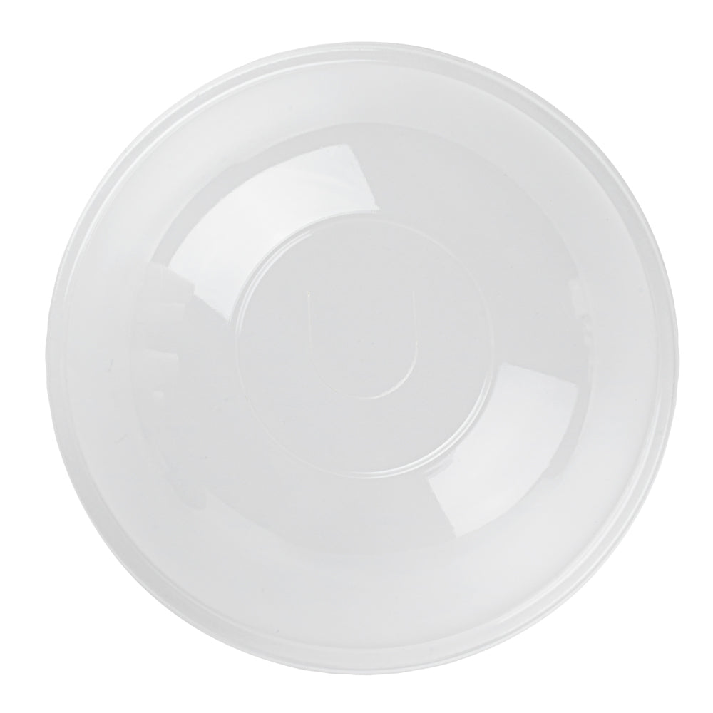 Sustain Clear PLA Plastic Cold Cup Dome Lid - Fits 9, 12, 16, 20 and 22 oz, Compostable - 50 count box