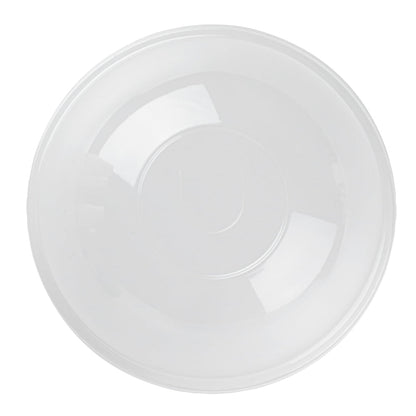 Sustain Clear PLA Plastic Cold Cup Dome Lid - Fits 9, 12, 16, 20 and 22 oz, Compostable - 50 count box