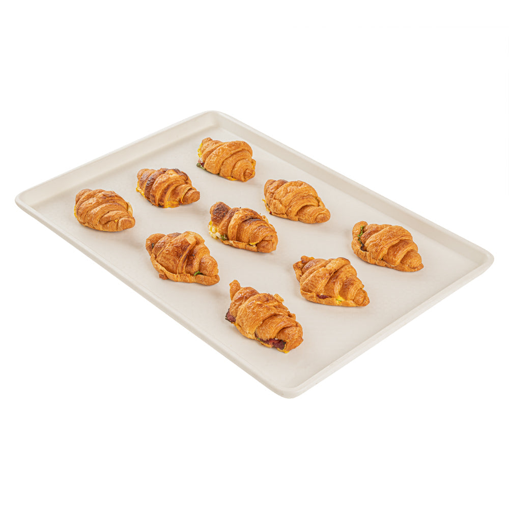 Chef 101 Rectangle White Plastic Display Tray - 26" x 18" - 1 count box