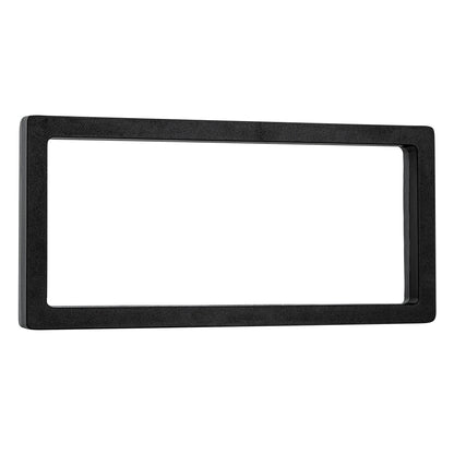 Display Tek Rectangle Black Plastic 3D Floating Display Case - 7" x 3 1/2" x 3/4" - 10 count box