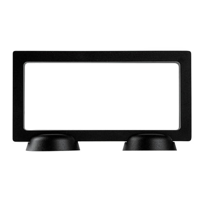 Display Tek Rectangle Black Plastic 3D Floating Display Case - 7" x 3 1/2" x 3/4" - 10 count box