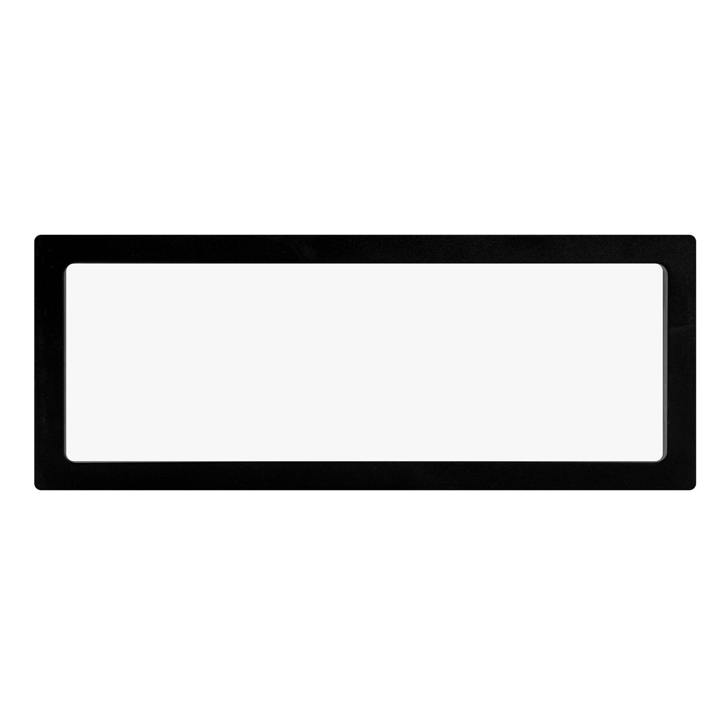Display Tek Rectangle Black Plastic 3D Floating Display Case - 9" x 3 1/2" x 3/4" - 10 count box