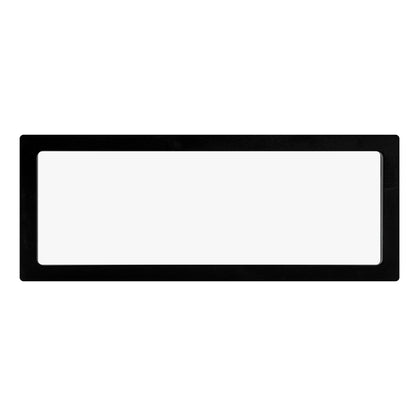 Display Tek Rectangle Black Plastic 3D Floating Display Case - 9" x 3 1/2" x 3/4" - 10 count box