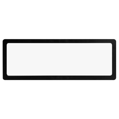 Display Tek Rectangle Black Plastic 3D Floating Display Case - 11 3/4" x 4 1/4" x 3/4" - 10 count box