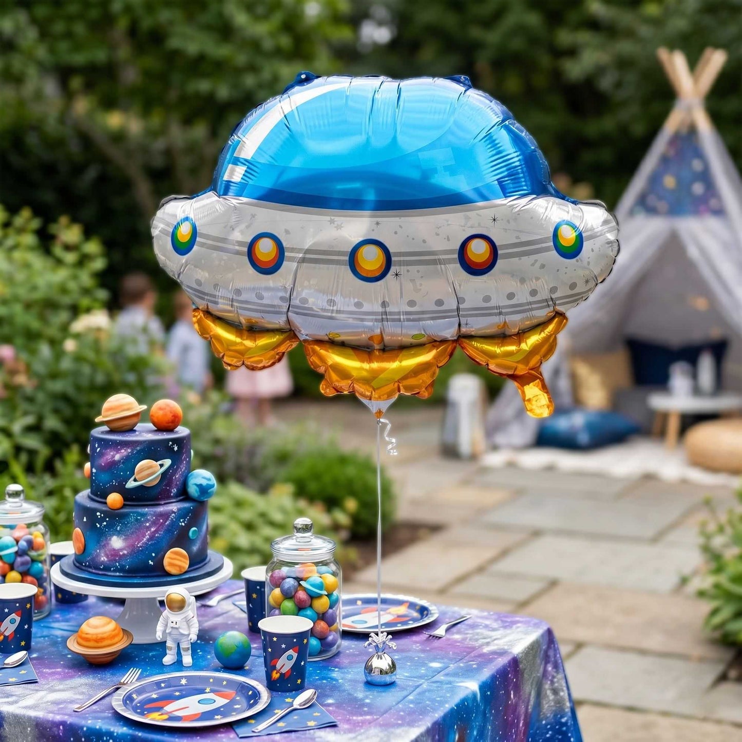 Balloonify Mylar UFO Balloon - 24 3/4" x 20 3/4" - 100 count box