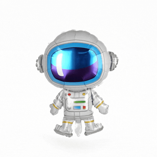 Balloonify Mylar Astronaut Balloon - 30 1/4" x 23" - 1 count box