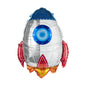 Balloonify Mylar Rocket Ship Balloon - 28 3/4" x 23 1/2" - 100 count box