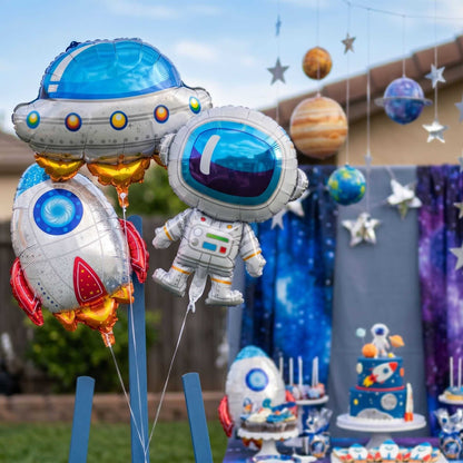 Balloonify Mylar 3-Piece Space Balloon Set - 1 count box