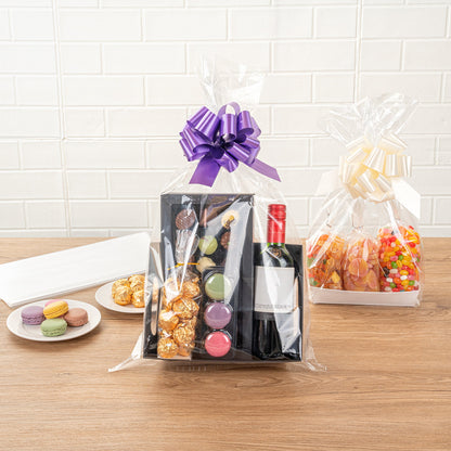 Bag Tek Clear Plastic Gift Bag - 14" x 24" - 100 count box