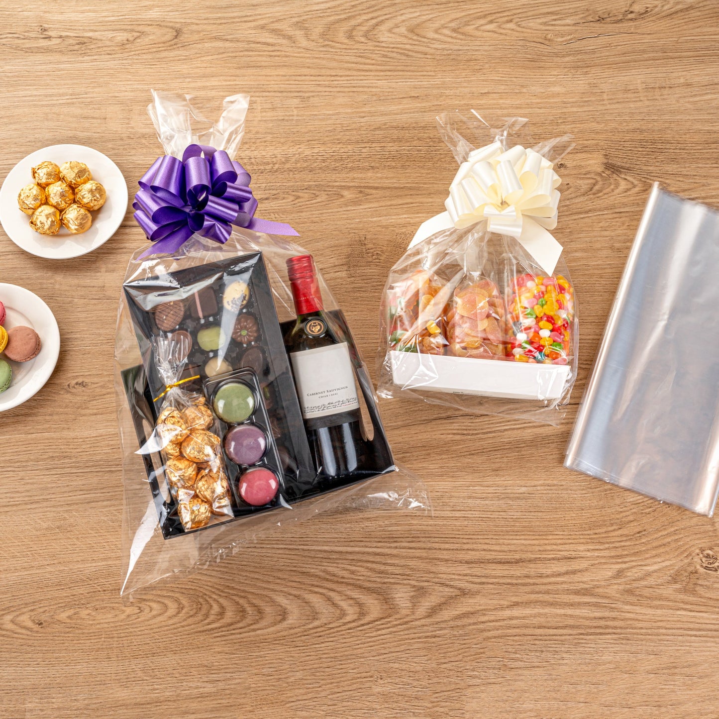 Bag Tek Clear Plastic Gift Bag - 14" x 24" - 100 count box