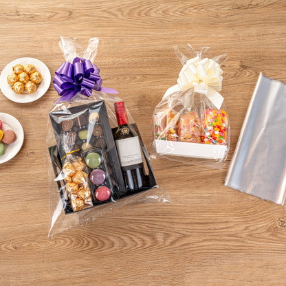 Bag Tek Clear Plastic Gift Bag - 14" x 24" - 100 count box