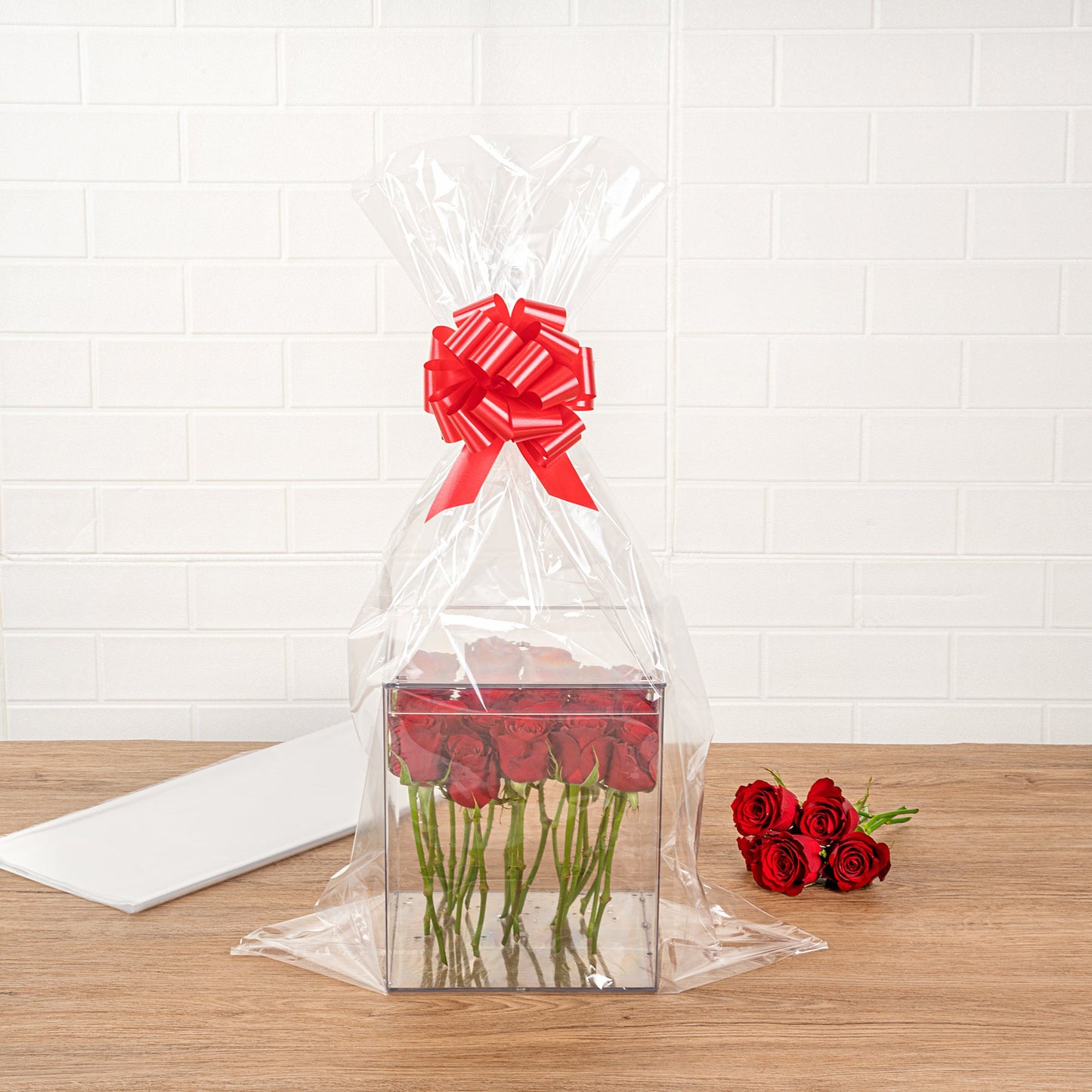 Bag Tek Clear Plastic Gift Bag - 18" x 30" - 100 count box