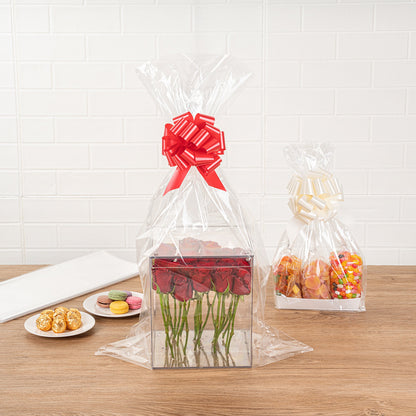 Bag Tek Clear Plastic Gift Bag - 18" x 30" - 100 count box