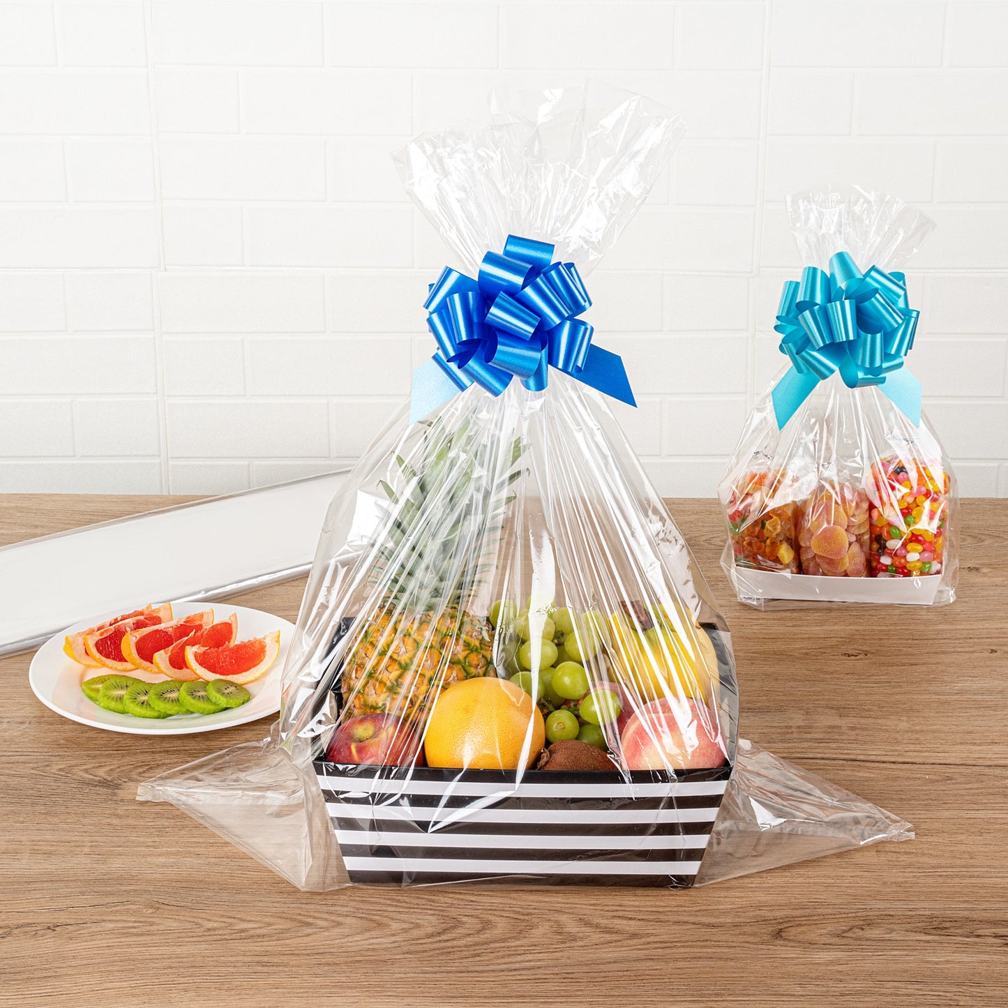 Bag Tek Clear Plastic Gift Bag - 25" x 30" - 10 count box