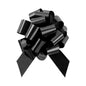 Gift Tek Black Plastic Flora Satin Pull Bow - 5 1/2" - 1000 count box