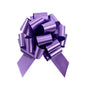 Gift Tek Purple Plastic Flora Satin Pull Bow - 5 1/2" - 10 count box
