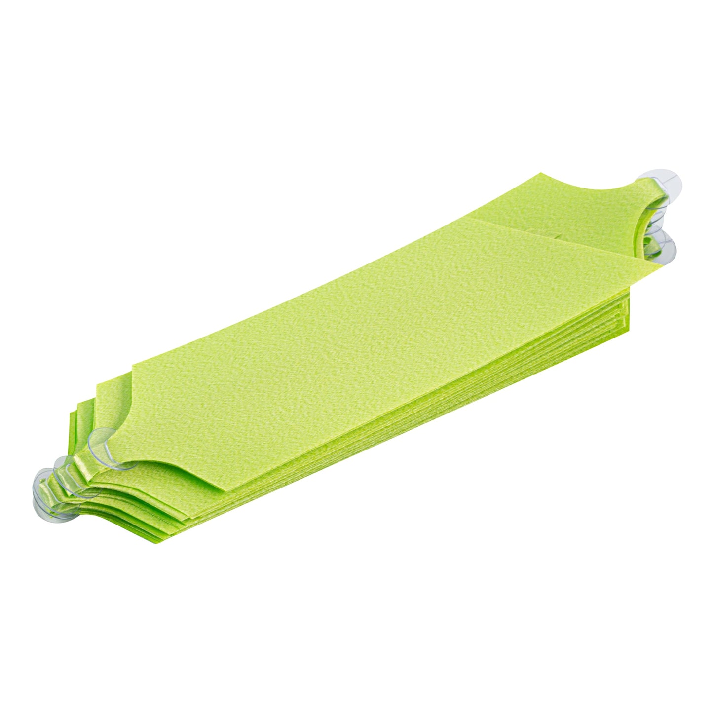 Gift Tek Green Plastic Flora Satin Pull Bow - 5 1/2" - 10 count box