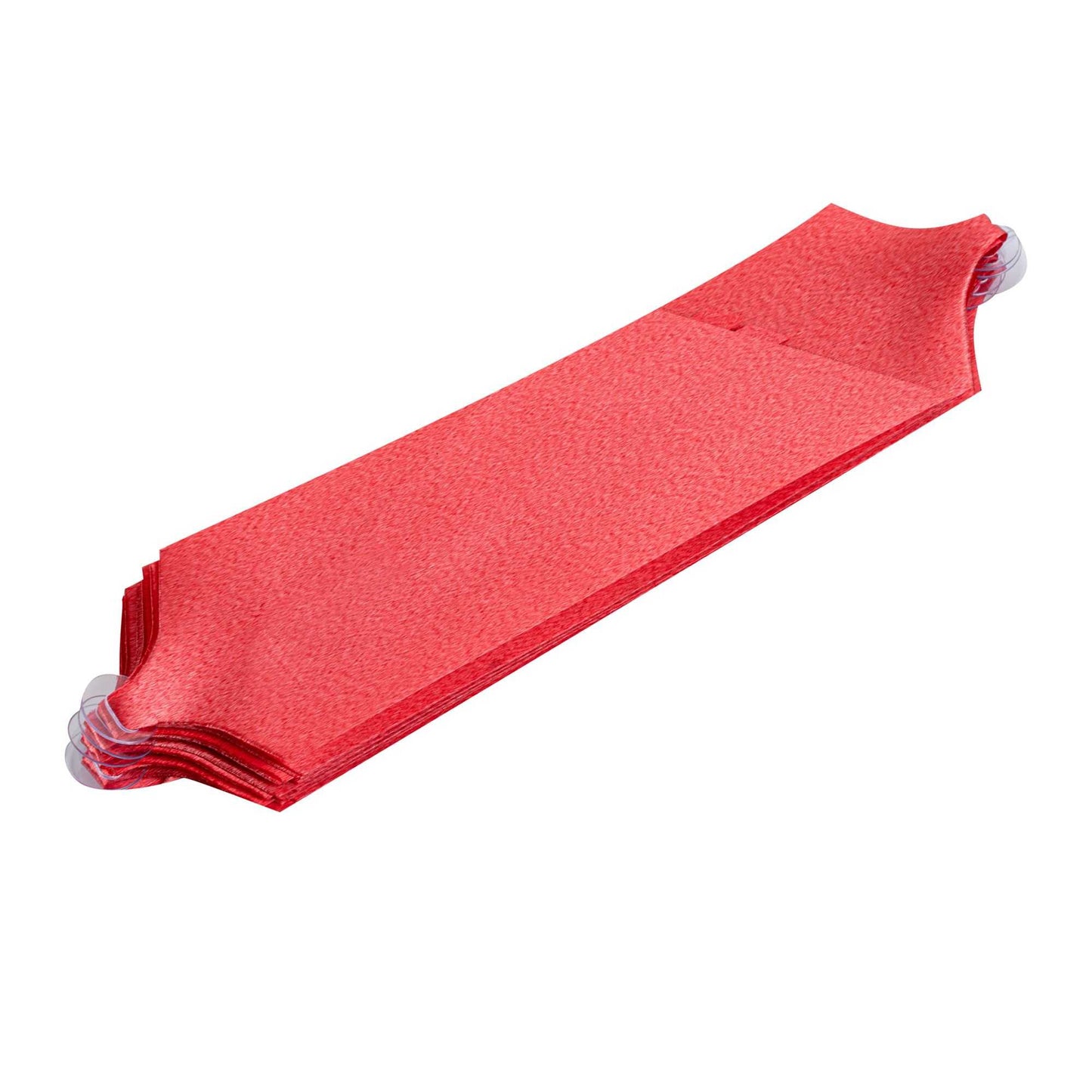 Gift Tek Red Plastic Flora Satin Pull Bow - 5 1/2" - 10 count box