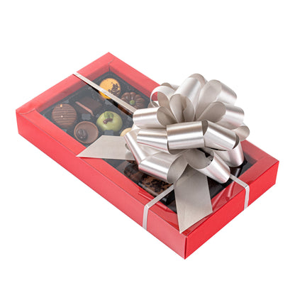 Gift Tek Silver Plastic Flora Satin Pull Bow - 5 1/2" - 10 count box