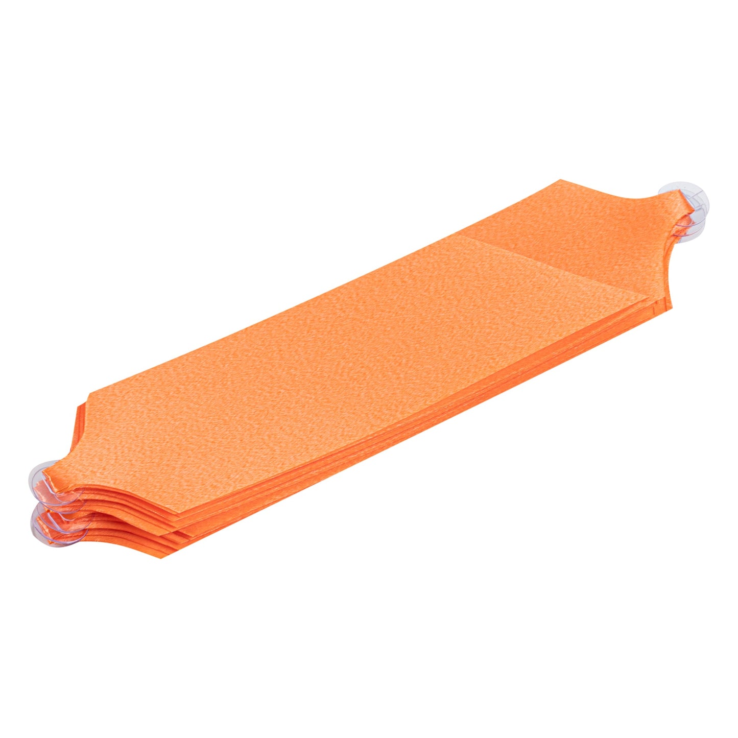 Gift Tek Orange Plastic Flora Satin Pull Bow - 5 1/2" - 10 count box