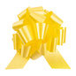 Gift Tek Yellow Plastic Flora Satin Pull Bow - 5 1/2" - 10 count box