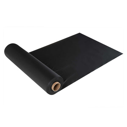Table Tek Black Plastic Table Cover Roll - with Slide Cutter - 100' x 54" - 1 count box