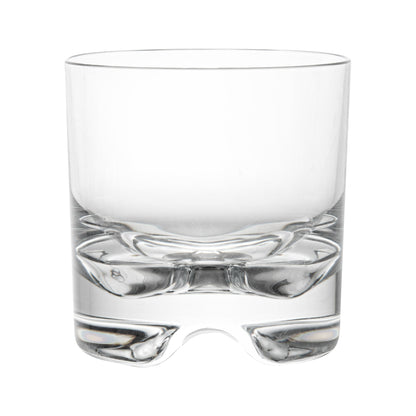 Bev Tek 10 oz Polycarbonate Rocks Glass - 3 1/2" x 3 1/2" x 3 1/2" - 6 count box