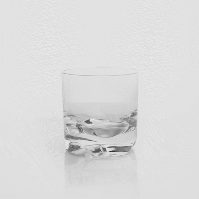 Bev Tek 10 oz Polycarbonate Rocks Glass - 3 1/2" x 3 1/2" x 3 1/2" - 6 count box