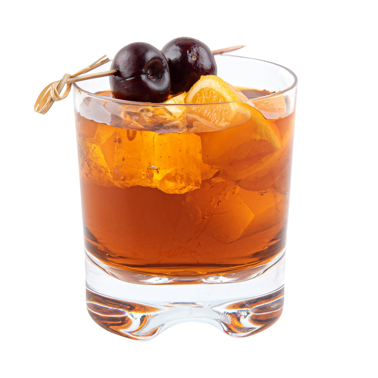 Bev Tek 12 oz Polycarbonate Double Old Fashioned Glass - 3 1/2" x 3 1/2" x 3 3/4" - 48 count box