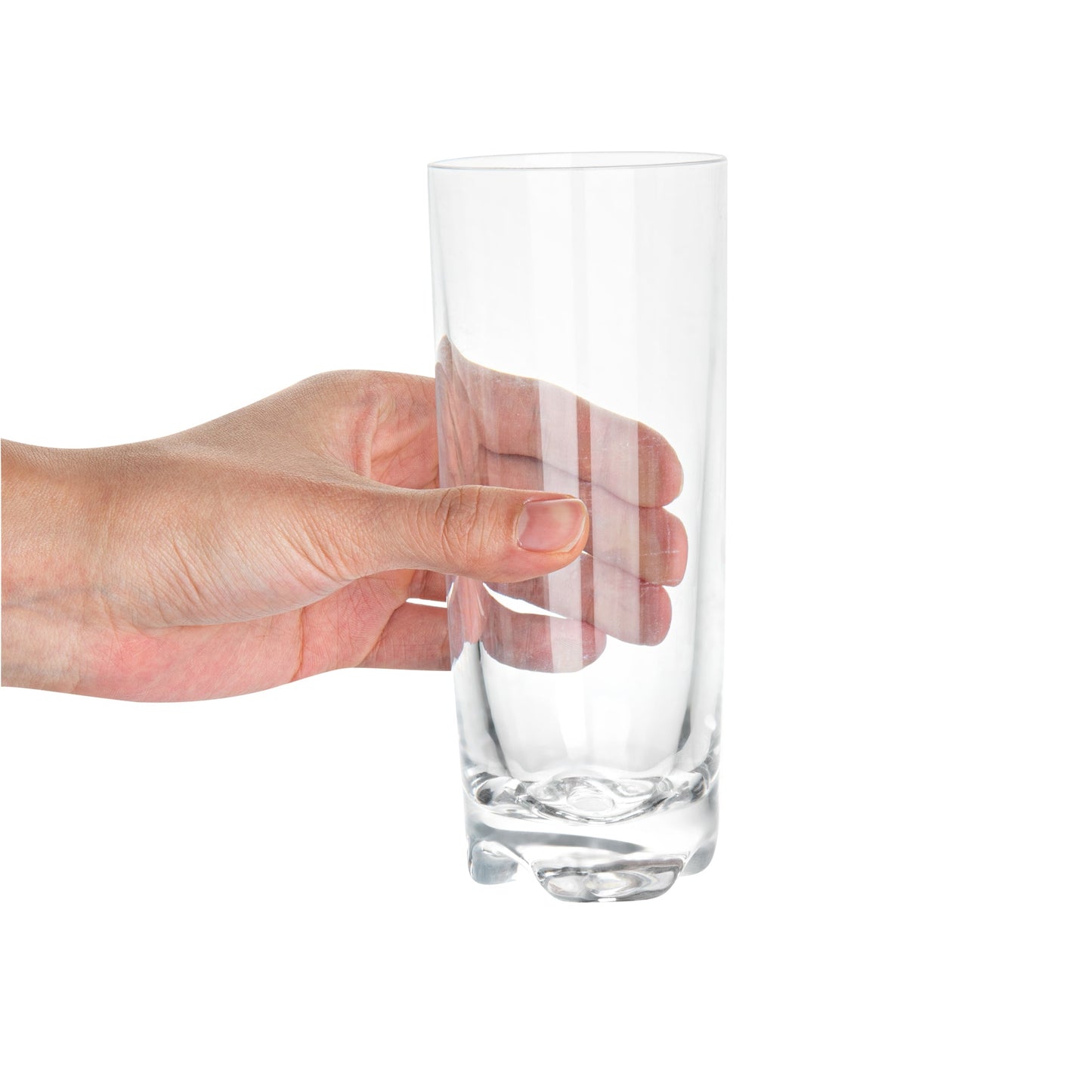 Bev Tek 10 oz Polycarbonate Collins Glass - 2 1/2" x 2 1/2" x 6 1/4" - 48 count box