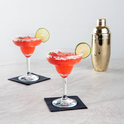 Bev Tek 11 oz Polycarbonate Margarita Glass - 4 1/2" x 4 1/2" x 6 3/4" - 24 count box