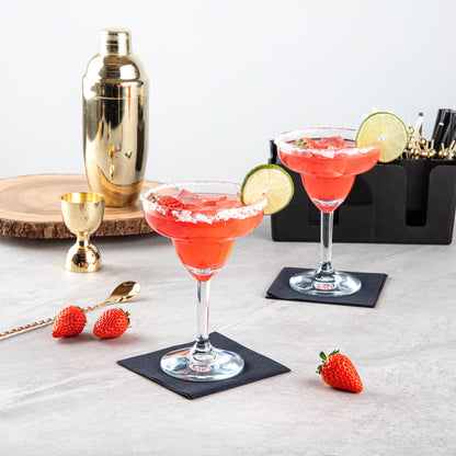Bev Tek 11 oz Polycarbonate Margarita Glass - 4 1/2" x 4 1/2" x 6 3/4" - 24 count box