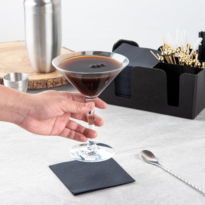 Bev Tek 10 oz Polycarbonate Cocktail Martini Glass - 5 1/4" x 5 1/4" x 6 3/4" - 24 count box