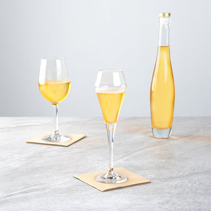 Bev Tek 7 oz Polycarbonate Champagne Flute - 2 3/4" x 2 3/4" x 9 1/4" - 6 count box