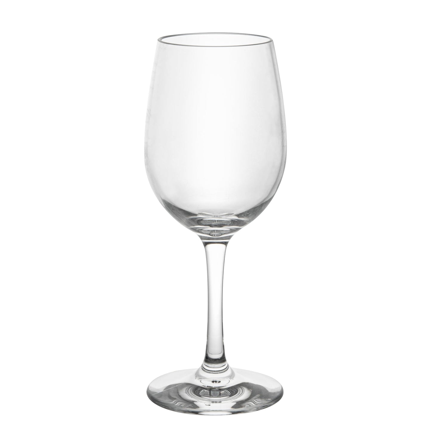 Bev Tek 9 oz Polycarbonate Wine Glass - 2 3/4" x 2 3/4" x 7" - 6 count box