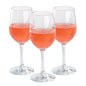 Bev Tek 9 oz Polycarbonate Wine Glass - 2 3/4" x 2 3/4" x 7" - 6 count box