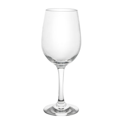 Bev Tek 14 oz Polycarbonate Wine Glass - 3 1/4" x 3 1/4" x 8 1/2" - 6 count box