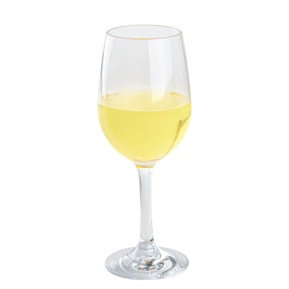 Bev Tek 14 oz Polycarbonate Wine Glass - 3 1/4" x 3 1/4" x 8 1/2" - 6 count box