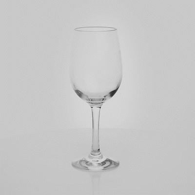 Bev Tek 14 oz Polycarbonate Wine Glass - 3 1/4" x 3 1/4" x 8 1/2" - 6 count box