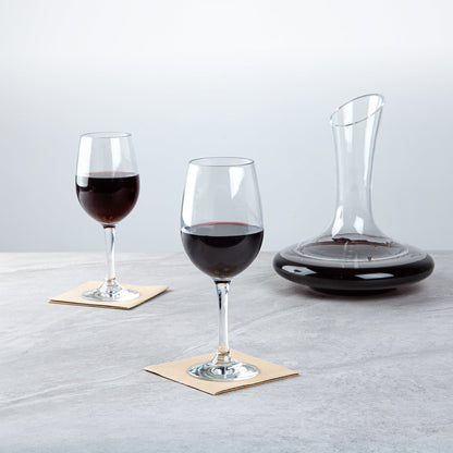 Bev Tek 16 oz Polycarbonate Wine Glass - 3 1/2" x 3 1/2" x 9 1/4" - 6 count box