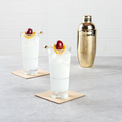Bev Tek 14 oz Polycarbonate Highball Glass - Stackable - 3" x 3" x 6 1/2" - 48 count box