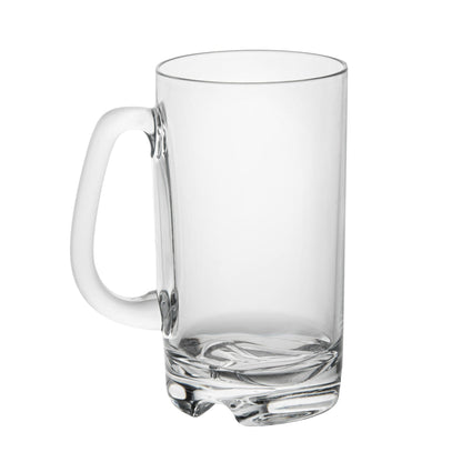 Bev Tek 18 oz Polycarbonate Beer Mug - 4 3/4" x 3 1/4" x 6" - 6 count box